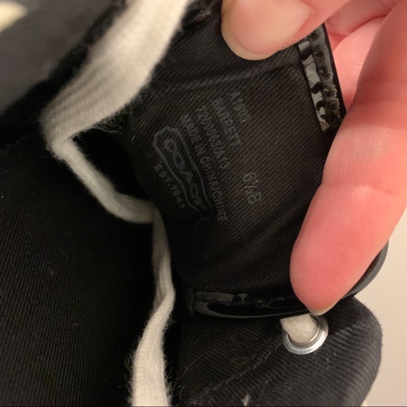 Coach Barrett Leopard Black Patent Leather 6.5B - Picture 8 of 8